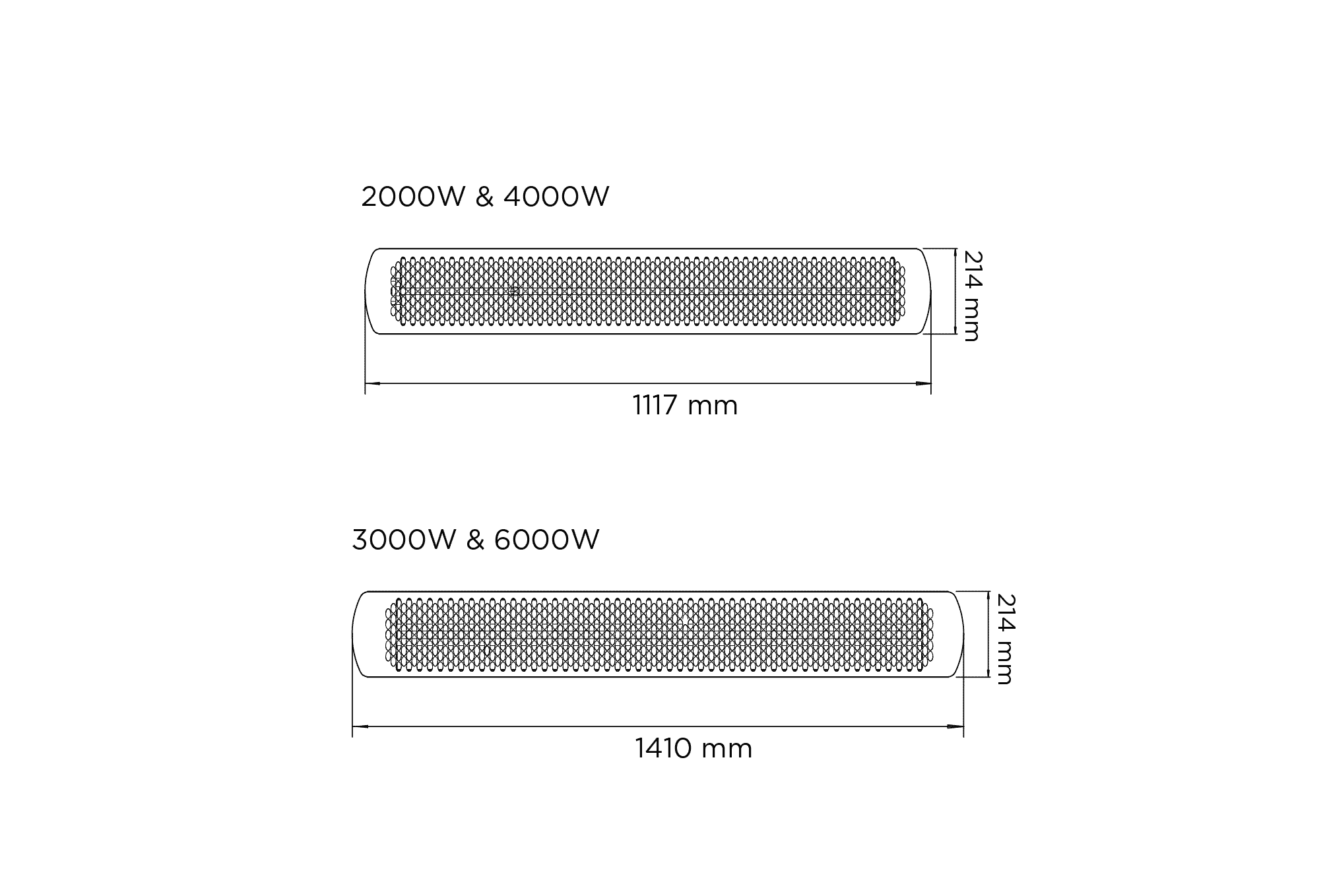 Tungsten SmartHeat™ Electric Outdoor Electric Radiant Heater